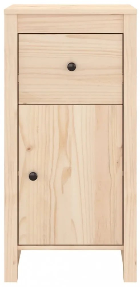 vidaXL 2 db tömör fenyőfa tálalószekrény 40 x 35 x 80 cm