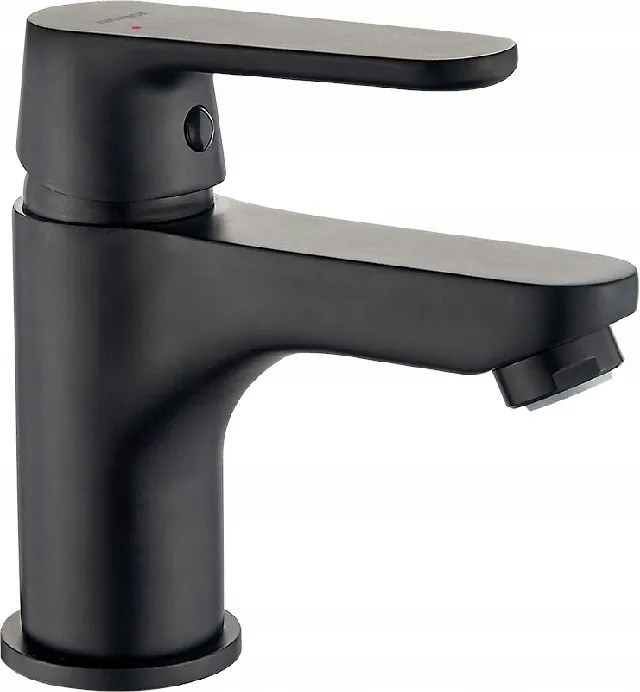 Álló Mosdócsaptelep, Fekete, Dugóval