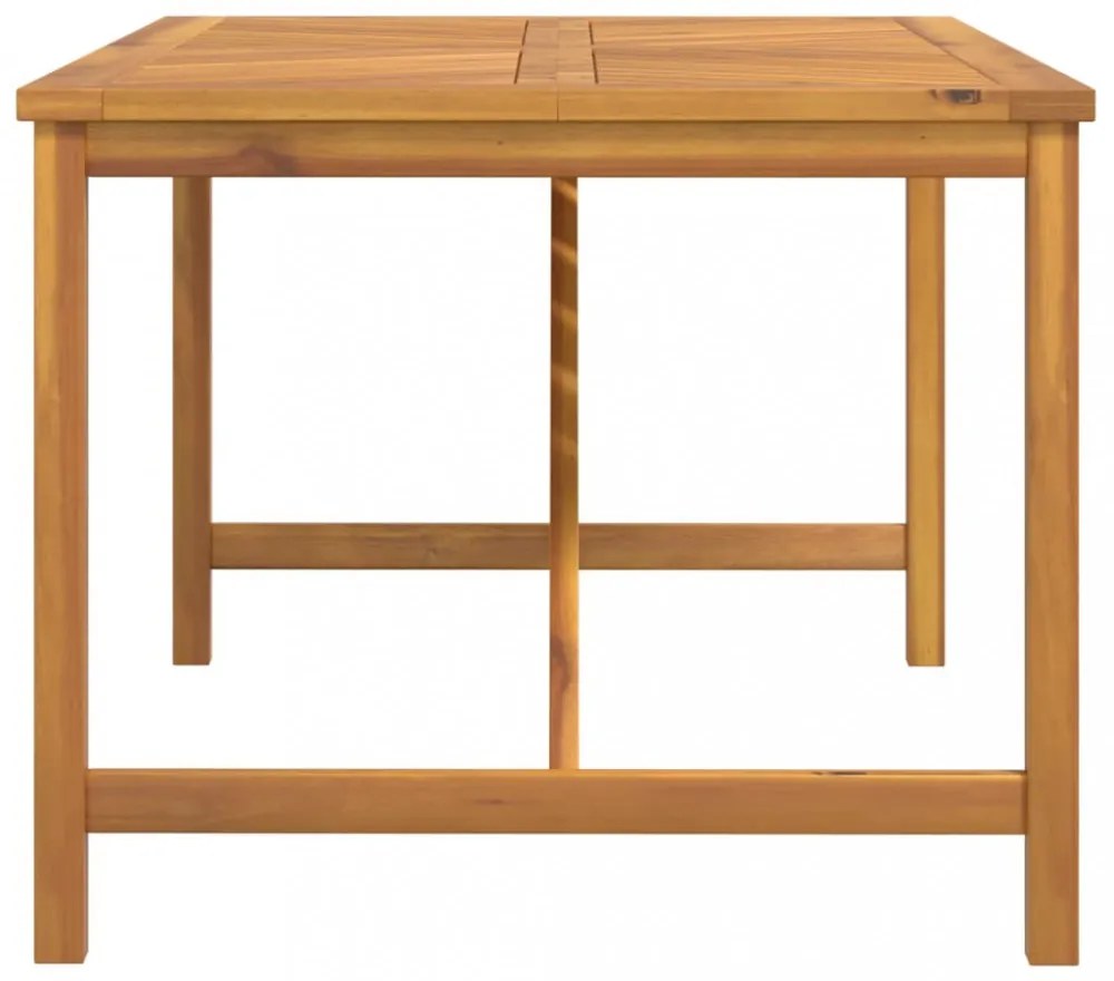 tömör akácfa kerti étkezőasztal 150 x 90 x 74 cm