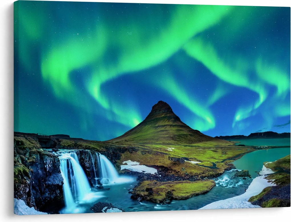 Kép - Kirkjufell, Izland (70x50 cm)