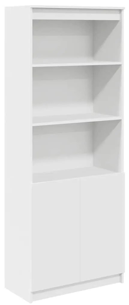 fehér szerelt fa magasszekrény 70 x 35 x 180