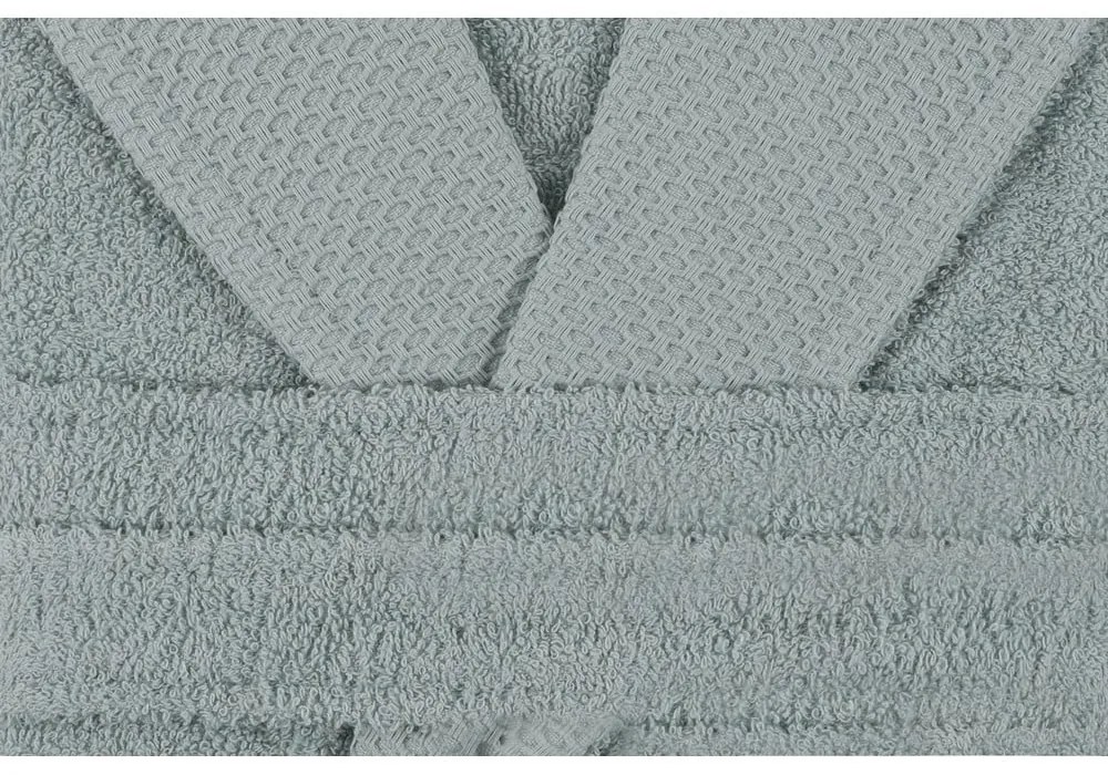 Mentazöld pamut fürdőköpeny M Cappa – Foutastic