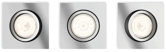 Philips 50393/11/P0 - KÉSZLET 3xLED Szabályozható lámpa SHELLBARK LED/4,5W/230V
