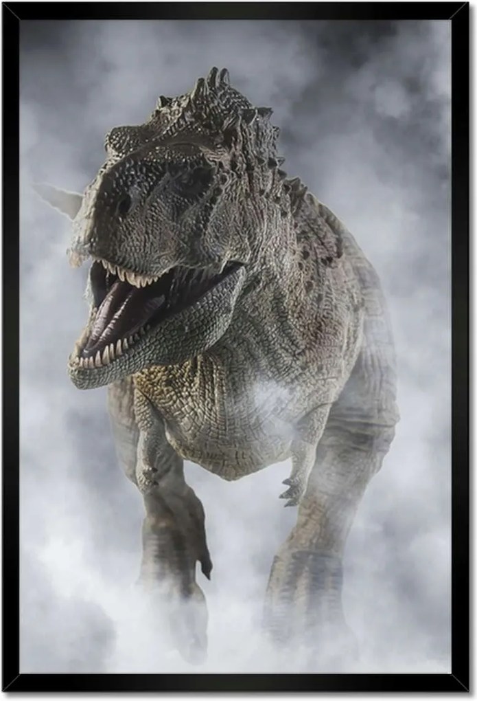 Poszterek keretben 40x60 Ekriksinatosaurus a füstben