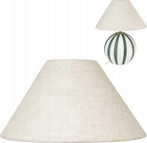 Lámpabúra Éjjeli Álló Lámpához Boho Bézs 27cm E14 E27