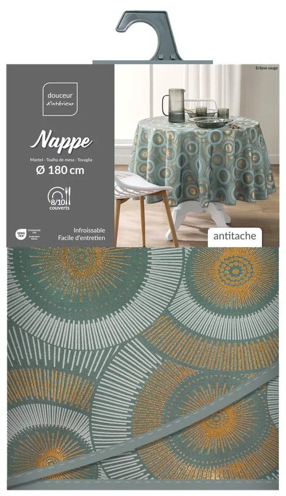 Asztalterítő ø 180 cm Eclipse – douceur d'intérieur