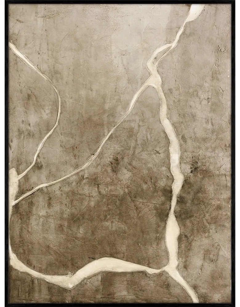 Kézzel festett kép 90x120 cm Vibranium – Malerifabrikken