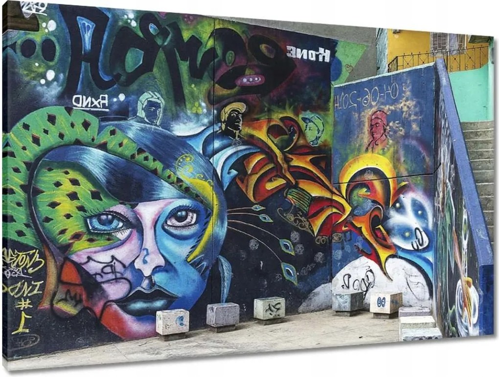 Vászonkép 90x60 Graffitti falfestmény