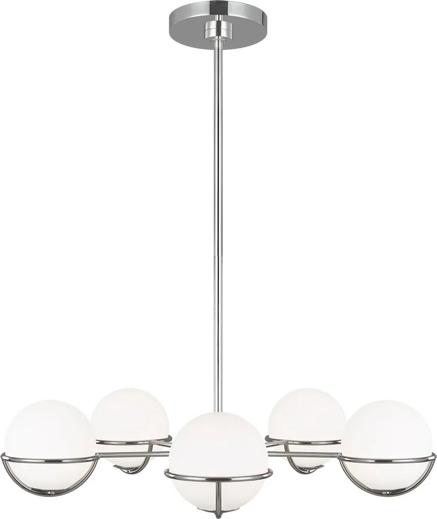 Feiss modern csillár apollo fehér nikkel elsfe-apollo5-pn