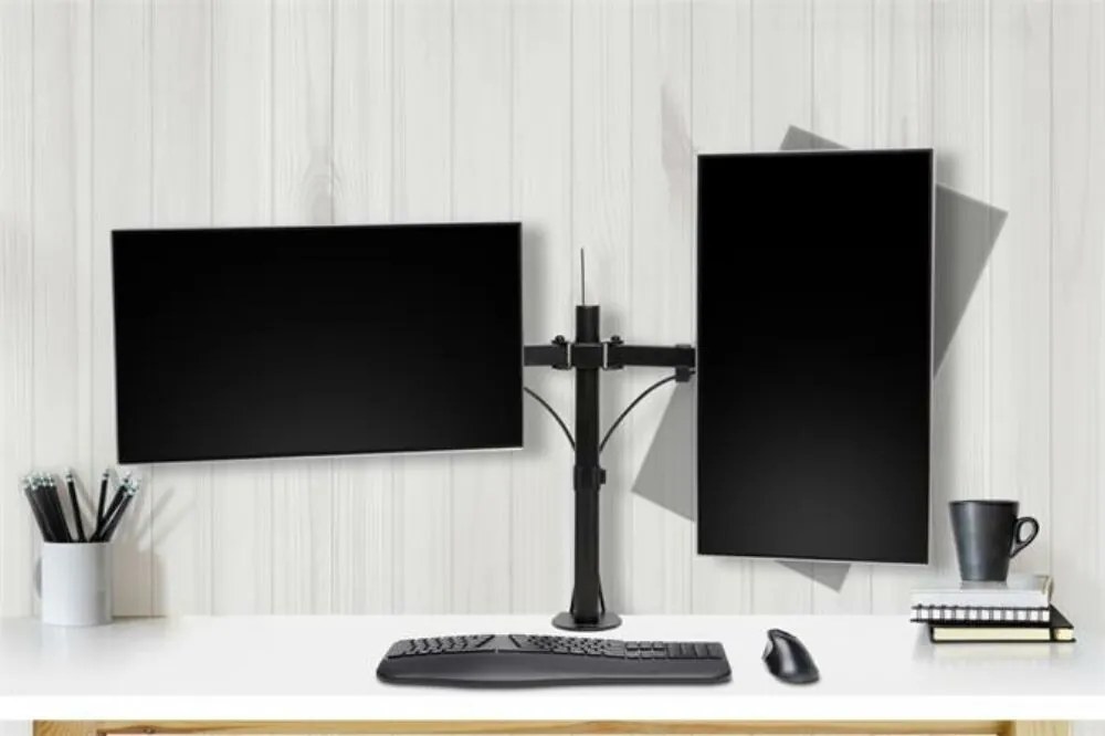 Monitortartó kar, kettő monitorhoz, KENSINGTON, SmartFit&amp;reg; Ergo Dual (BME55409)