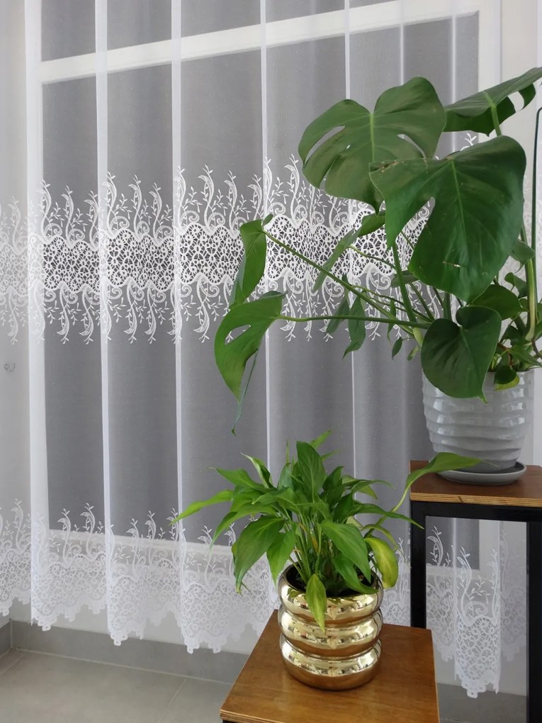 Mg Függöny 30569 Fehér 300x250cm Bt szegélyezett