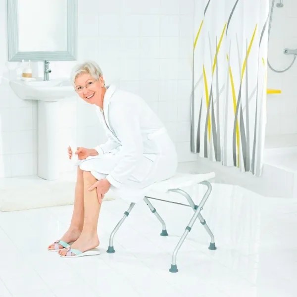 Ridder - Összecsukható zsámoly 50x51 cm fehér