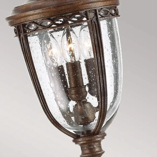 Feiss FE-EB4-M-BRB - Kültéri lámpa ENGLISH BRIDLE 3xE14/60W/230V IP44