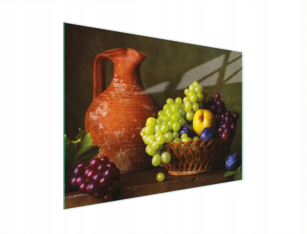 Üveg Vágódeszka 30x22 Szőlő Edzett Üveg