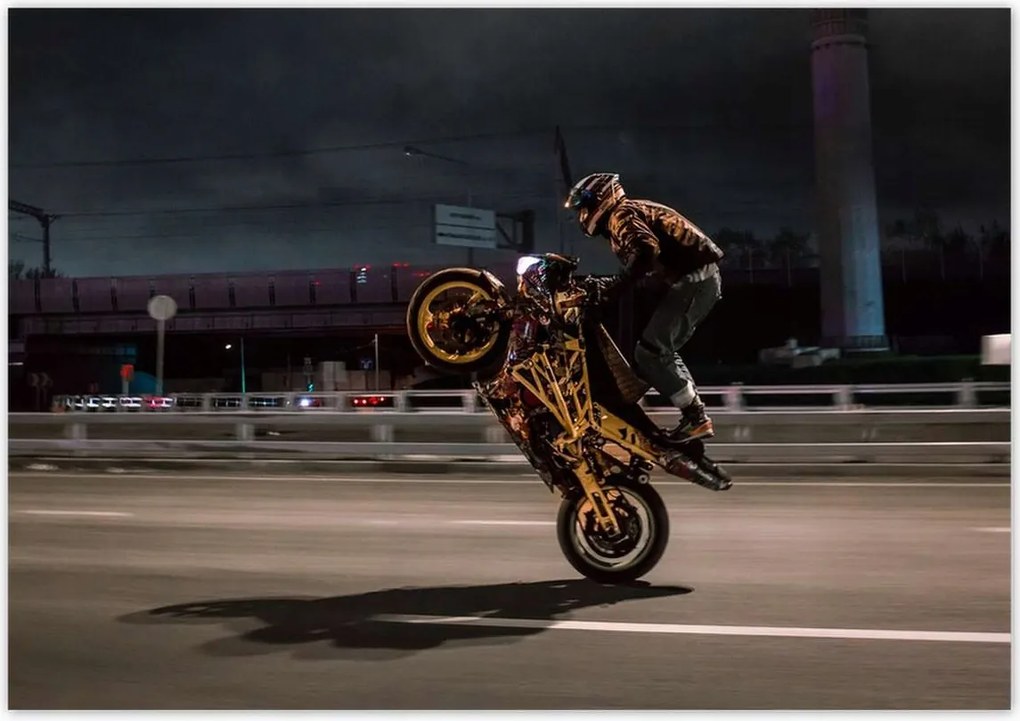 Poszterek 100x70 Motorral egy keréken