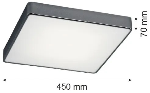 Argon 1575 - Mennyezeti lámpa ONTARIO 4xE27/15W/230V