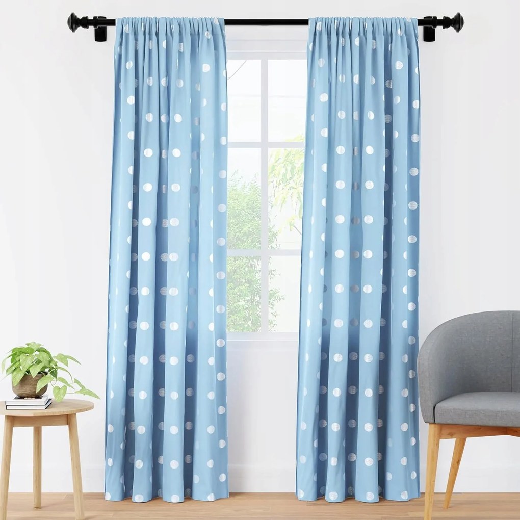 Függöny alagút 140 cm x 213 cm kék