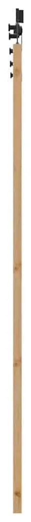 Csúszóajtó ORKDAL Barna 83 x 202 cm Fa és fém