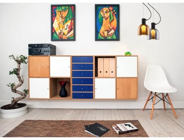 Klausen 111049 - Csillár zsinóron FIRE 1xE27/9W/230V szürke/fekete