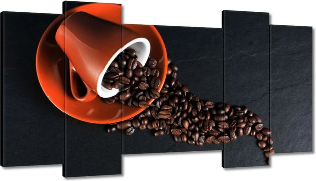 Képek 120x65 Csésze és kávébab