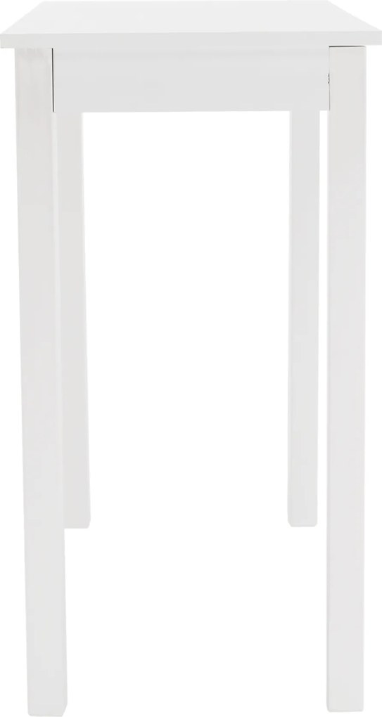 Konzolasztal, fehér, AMYNTAS
