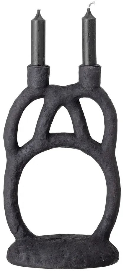 Ramina fekete gyertyatartó, magasság 29 cm - Bloomingville