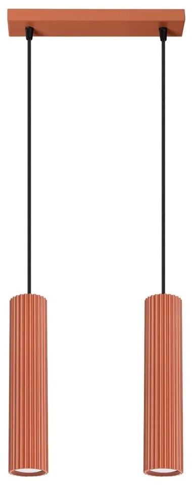 Téglavörös függőlámpa Gleam – Sollux