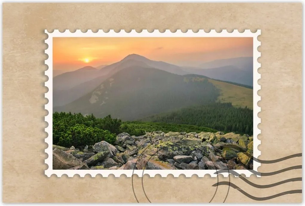 Poszterek 60x40 Hegyi táj Tájkép