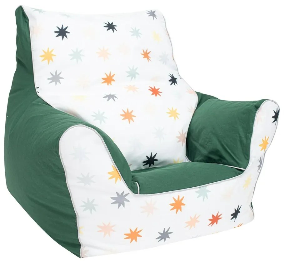 New Baby gyerek fotel golyókkal töltött, zöld
