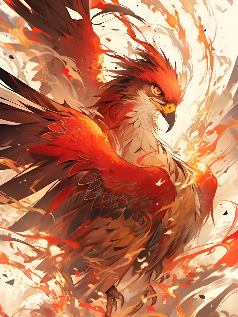 Poszter 30x40cm Főnix: Újjászületés