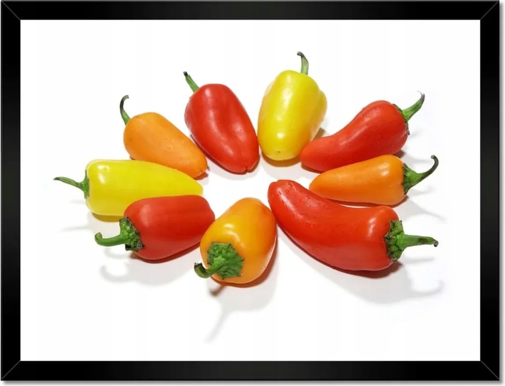 Poszterek keretben 40x30 Paprika Konyha dekoráció