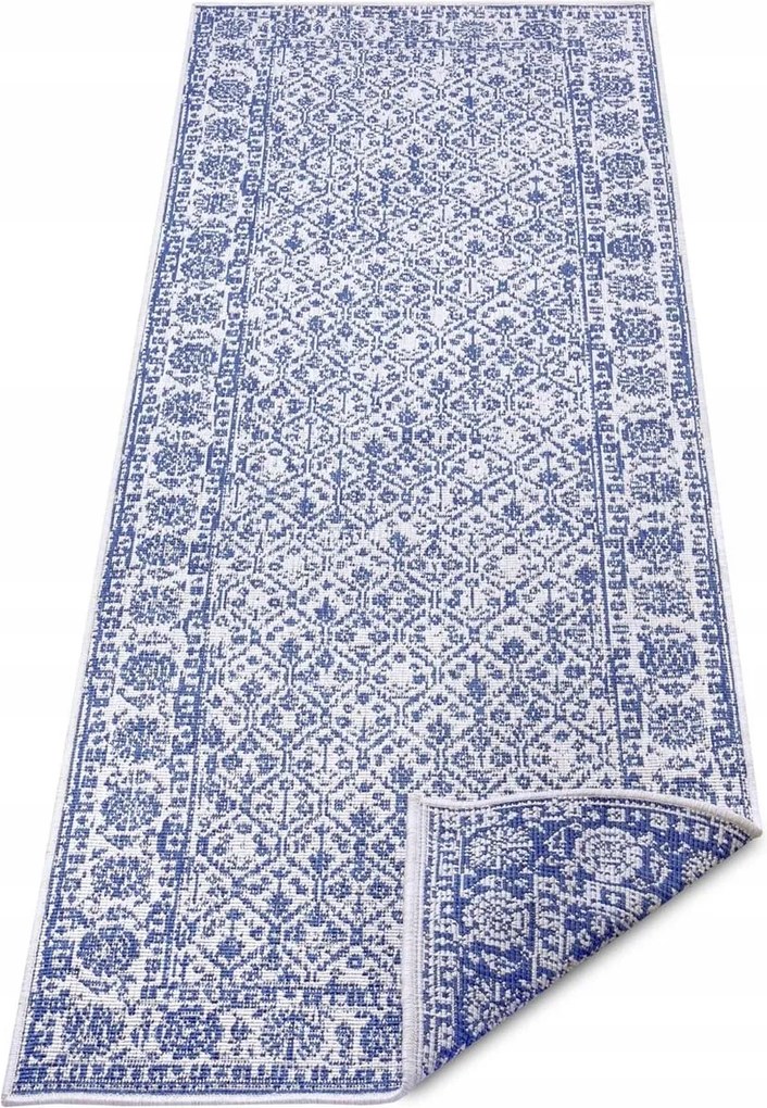 Szőnyeg 80x350cm, kétoldalas, zsinóros, lapos szövésű folyosóra/előszobába