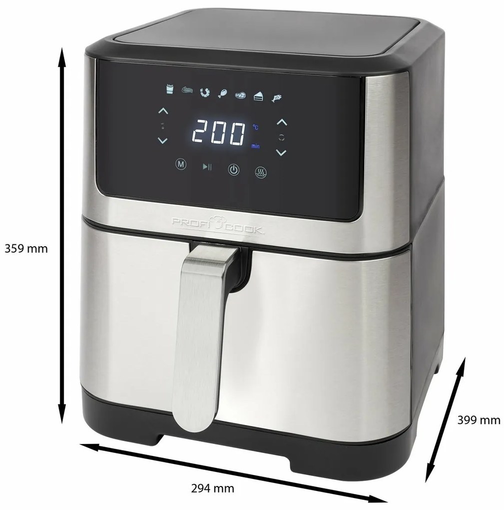 ProfiCook FR 1269 H hőlégfúvós sütő, 8 l