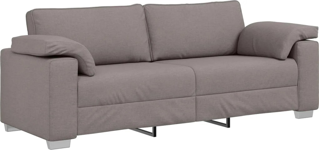 vidaXL Kanapé Tópszínű 219 x 80 x 82 cm szövet