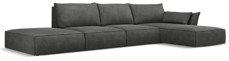 Szürke sarokkanapé (jobb oldali) Vanda – Mazzini Sofas