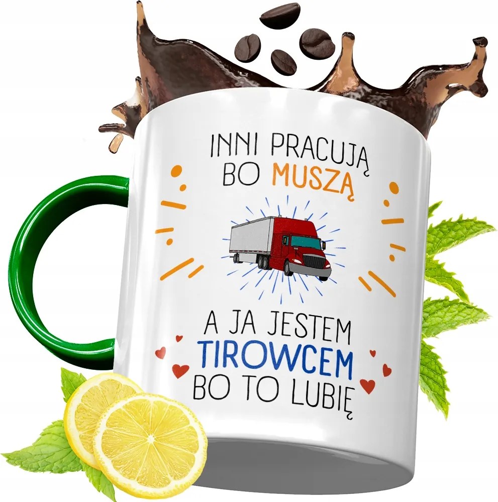 Zöld Bögre Kamionosnak Születésnapra Ajándék