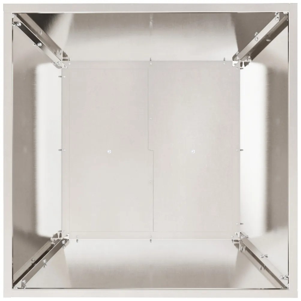 Fém Növényágy Rozsdamentes acél 50 x 50 x 15 cm Dekoratív Betétek