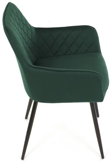 Zöld Bársony Étkezőszék. DCH-215 GRN4