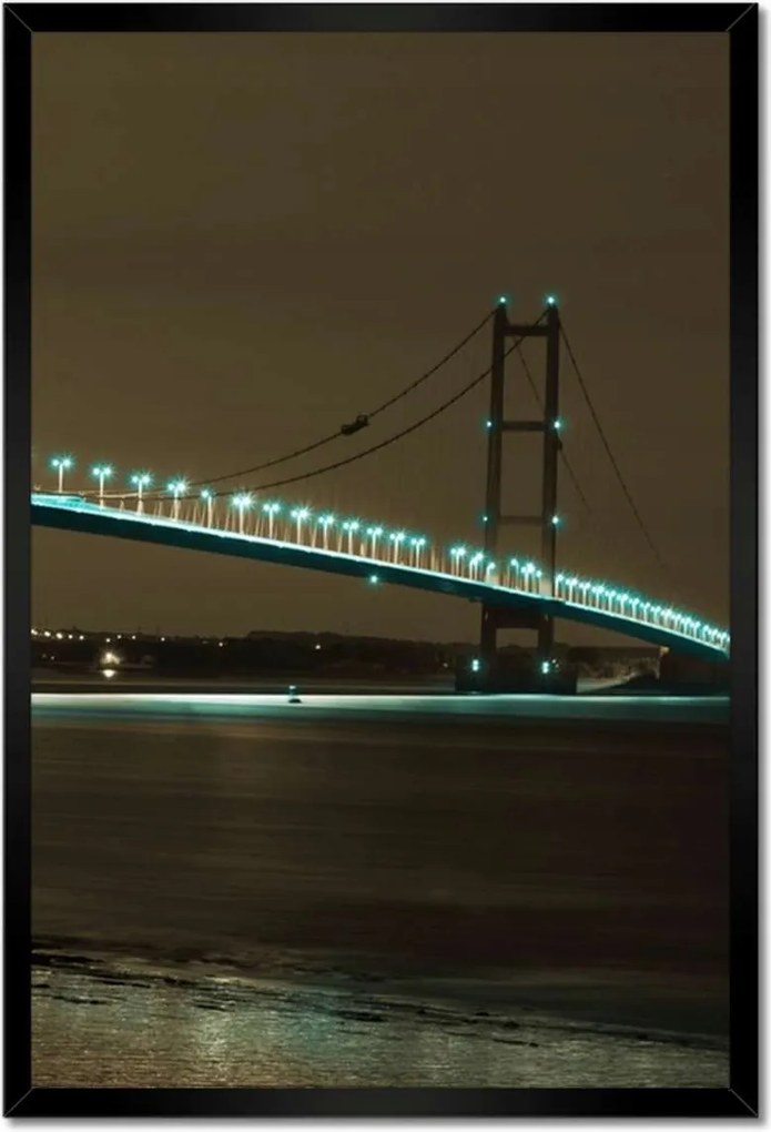 Poszterek keretben 40x60 Kék hídfények