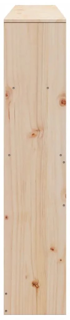 tömör fenyőfa fejtámla tárolóval 200 cm