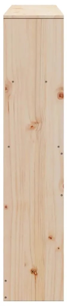 tömör fenyőfa fejtámla tárolóval 160 cm