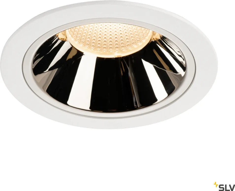 SLV 1004002 NUMINOS DL XL Fürdőszobai Beépíthető Lámpa Fehér, Króm LED IP44