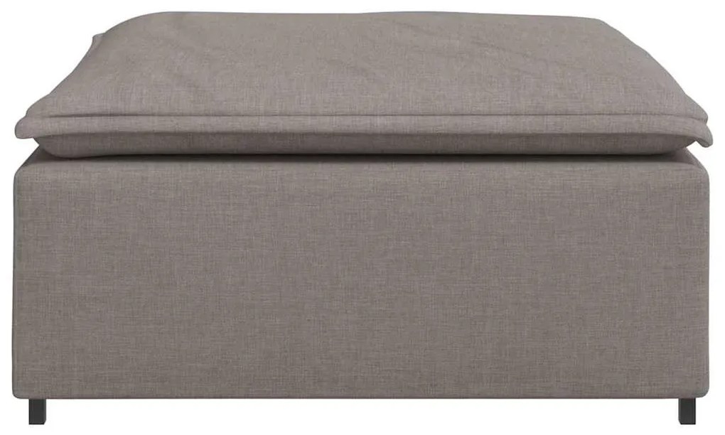 tópszínű moduláris kanapé lábzsámoly modul 100x100x48 cm