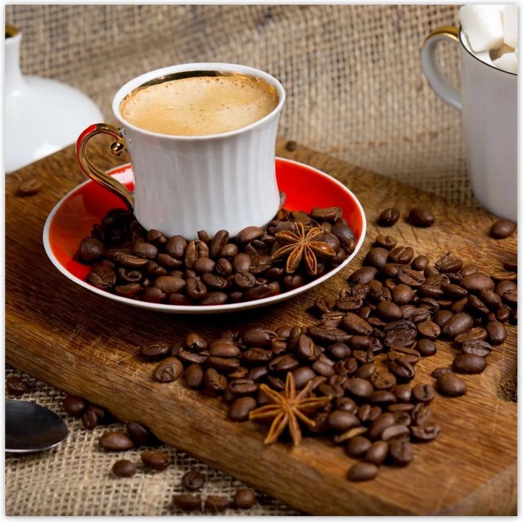 Poszterek 70x70 Kávé a reggelben