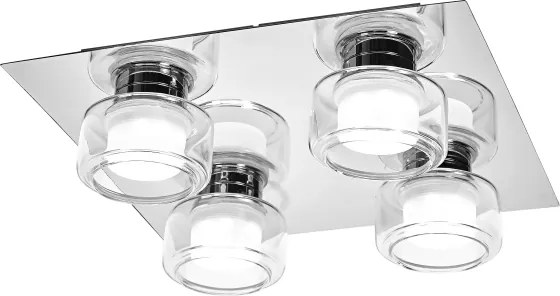 Osram - LED fürdőszobai mennyezeti lámpatest ORBIS FLAME 4xLED/5,5W/230V IP44 króm