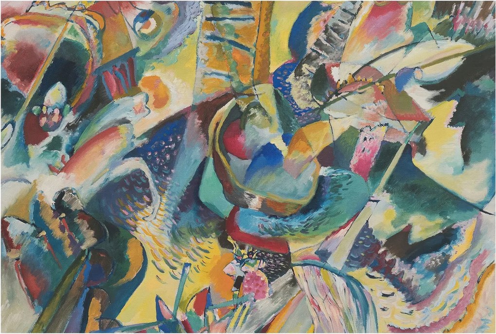 Fotótapéta Flizelin Fal a Hálószobába Színes absztrakt 104x70 Ragasztó