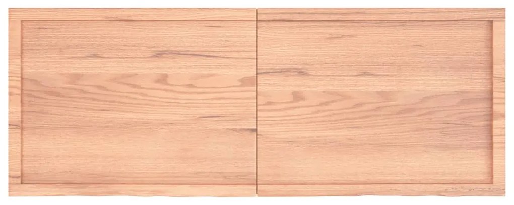 világosbarna kezelt tömör tölgyfa asztallap 160x60x(2-4) cm