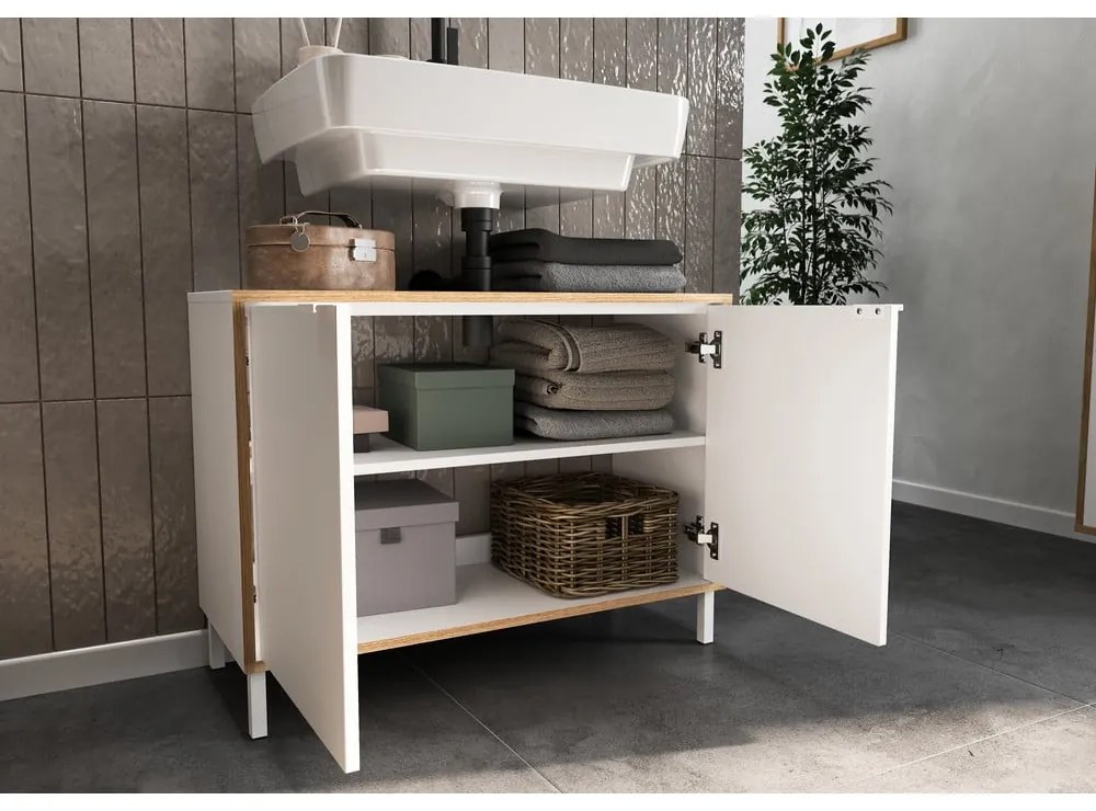 Fehér fürdőszoba bútor szett Topeka – Germania