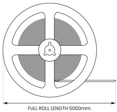 LED RGBW fürdőszobai dimmelhető szalag LED/12,5W/12V IP65 5m Wi-Fi Tuya