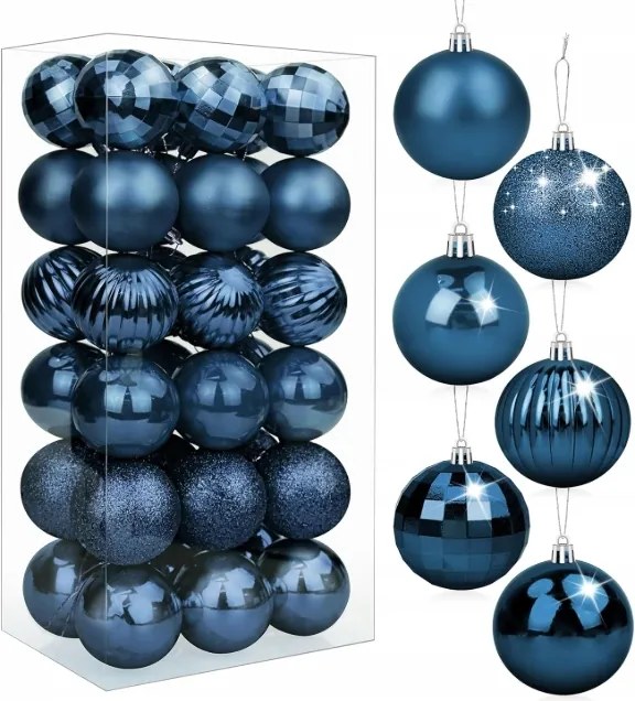 Mijoma Karácsonyfadísz Mini karácsonyi gömbök